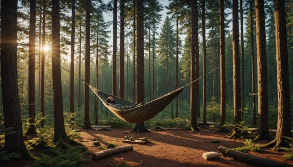 Dormir dans les arbres au cœur d'une forêt dense