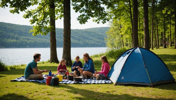 Les activites familiales a faire en camping pres du lac de sainte croix