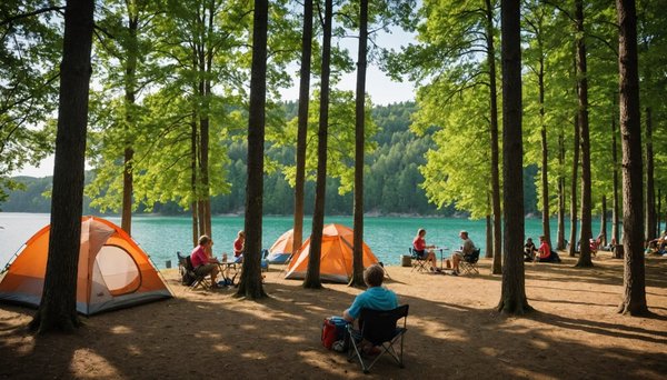 Top 10 activités en camping en famille autour du lac de sainte croix