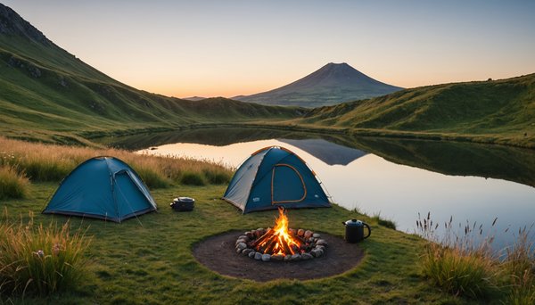 Découverte camping auvergne : volcans et lacs naturels